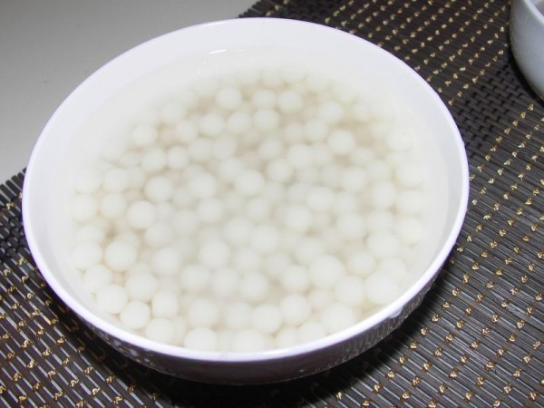 赤豆桂花酒酿小元宵