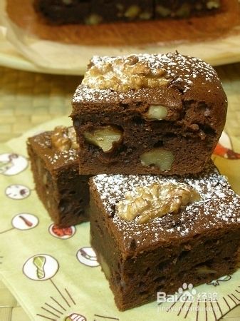 无泡打粉版巧克力布朗尼的做法