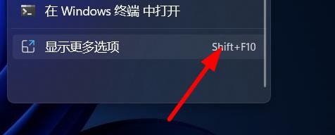 Win11如何在桌面上显示更多选项