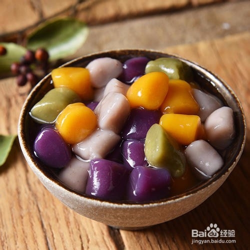 美味自制Q弹芋圆