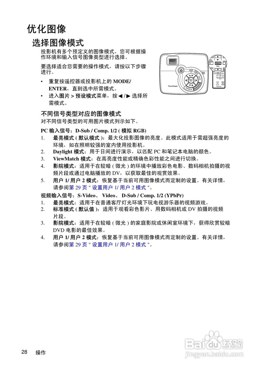 优派PJD5111投影机使用说明书:[4]