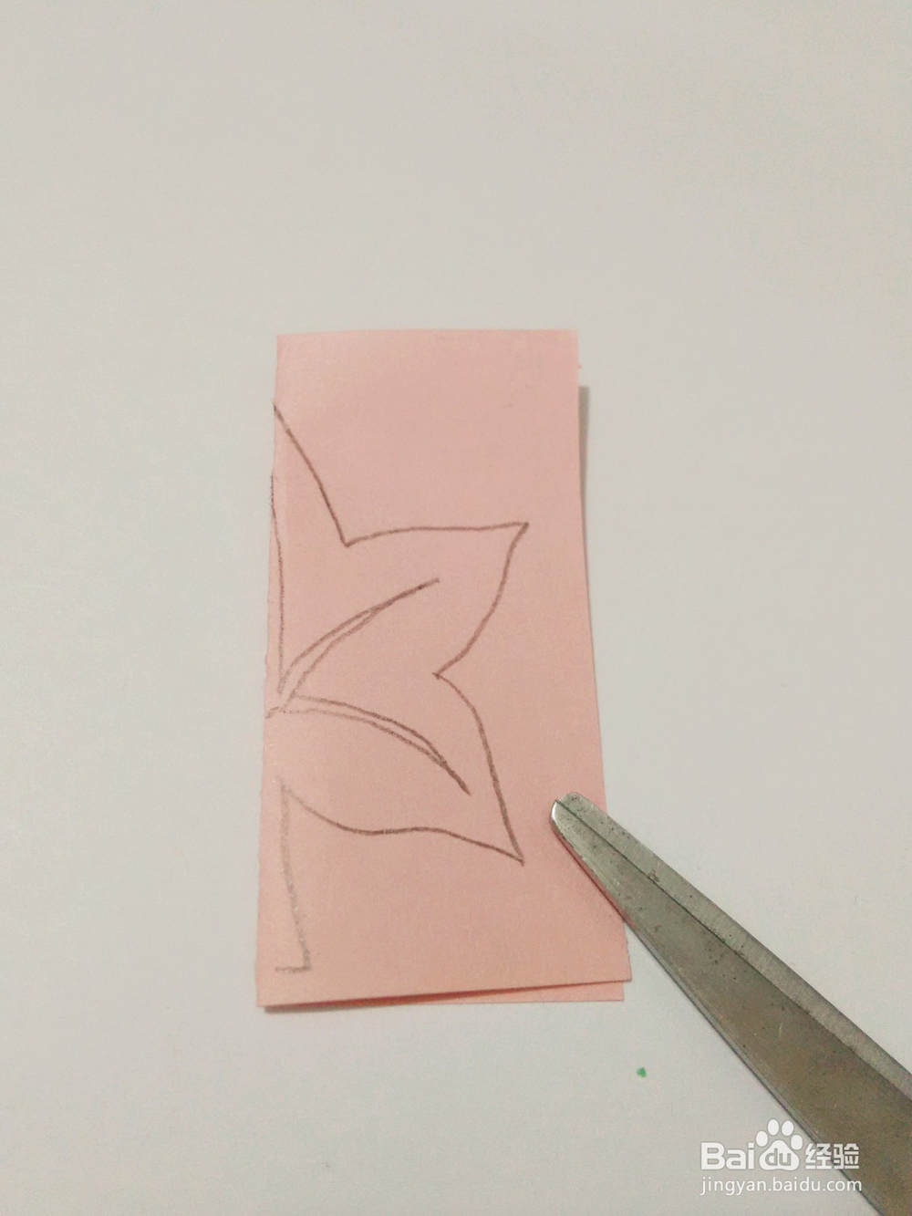 一片红叶怎么剪