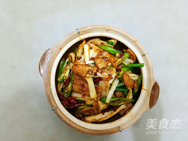 干锅娃娃菜的做法