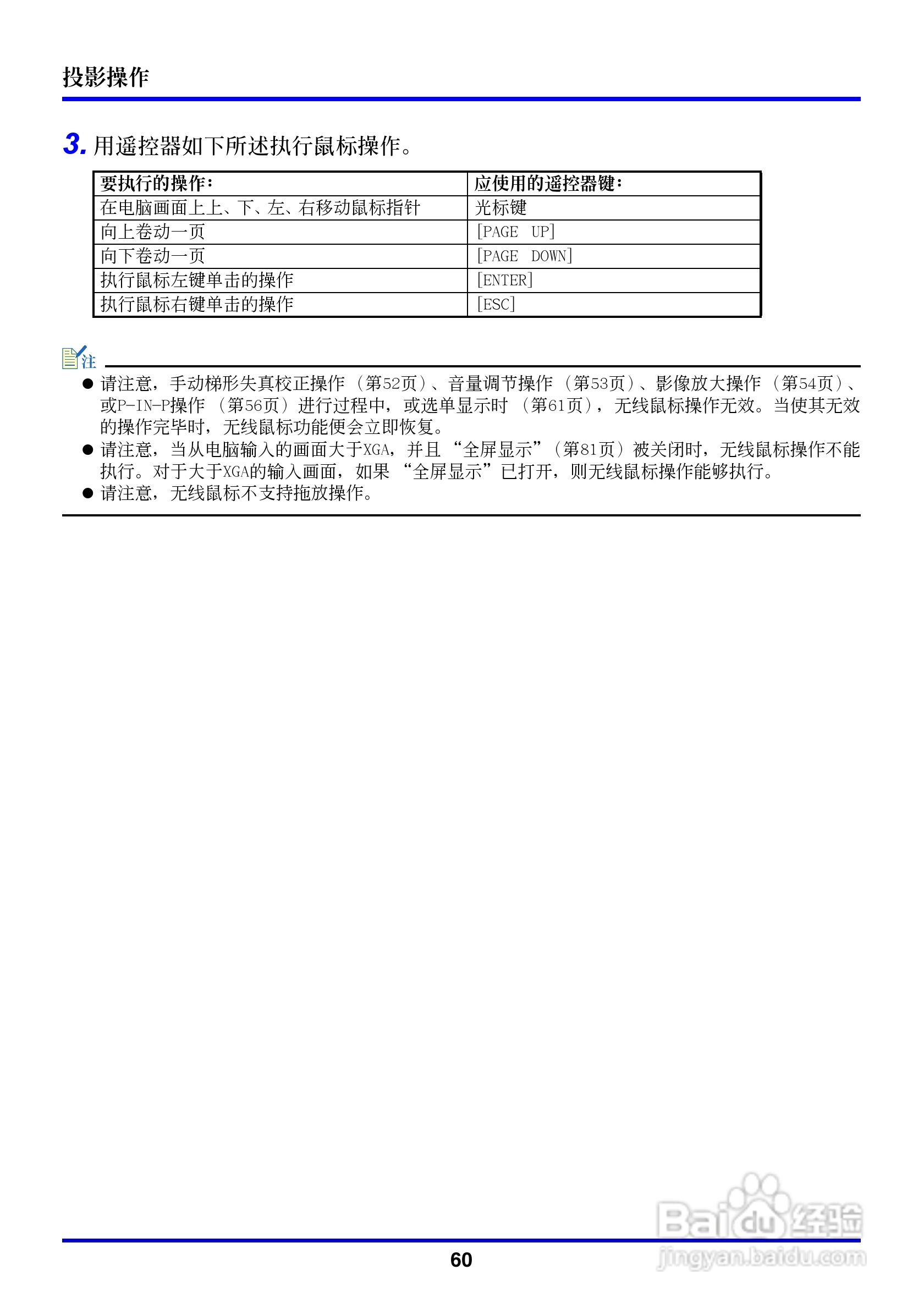 卡西欧数字投影仪XJ-350型使用说明书:[6]