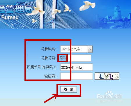 如何在网上查询汽车的交通违章结果