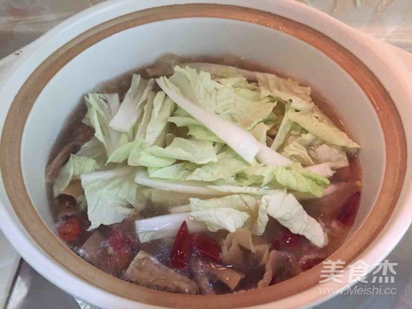 腊肉炖粉条的做法