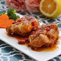 美味的黄油柠香辣鸡排