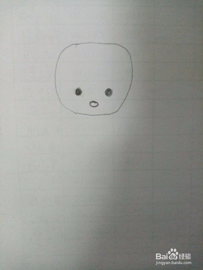 KT猫的简笔画