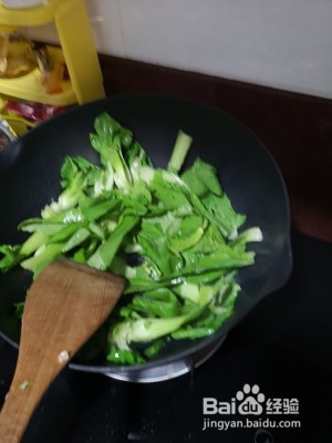 蚝油香菇上海青的做法