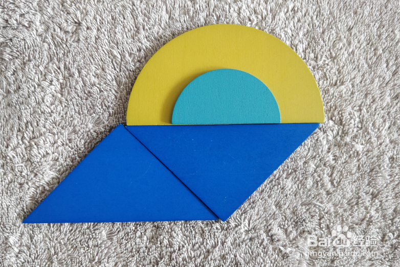 用蒙氏积木怎样拼UFO？