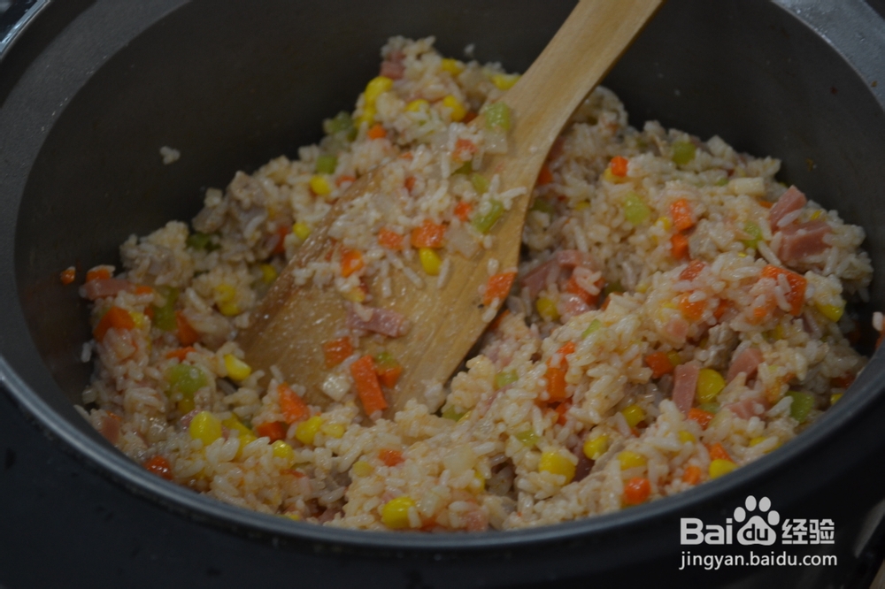 电锅菜：炒饭