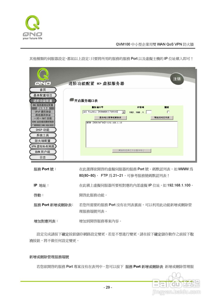 侠诺QVM100路由器使用说明书:[4]