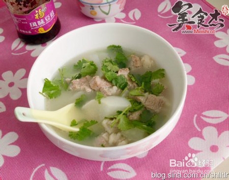 白萝卜羊肉汤的做法