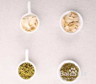 百合绿豆菊花粥