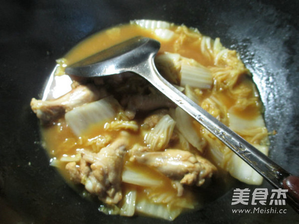 咖喱白菜鸡翅根