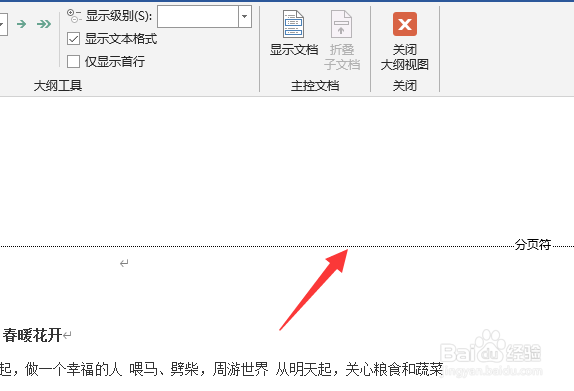 word分页符删除不掉