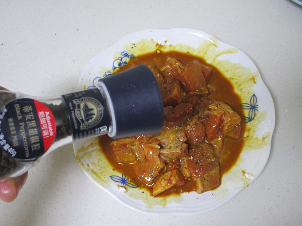 黑椒杏鲍菇牛肉粒