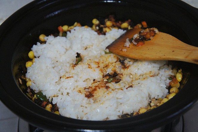 香菇小酱炒米饭