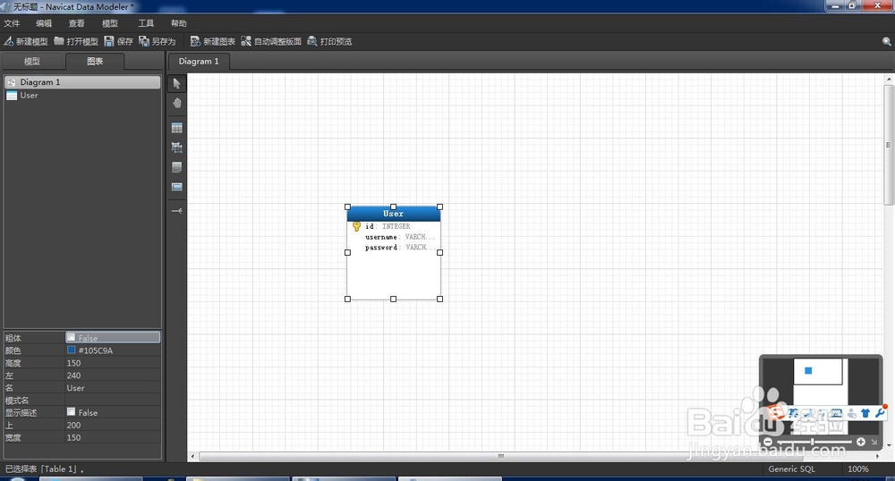 Navicat Data Modeler数据库模型