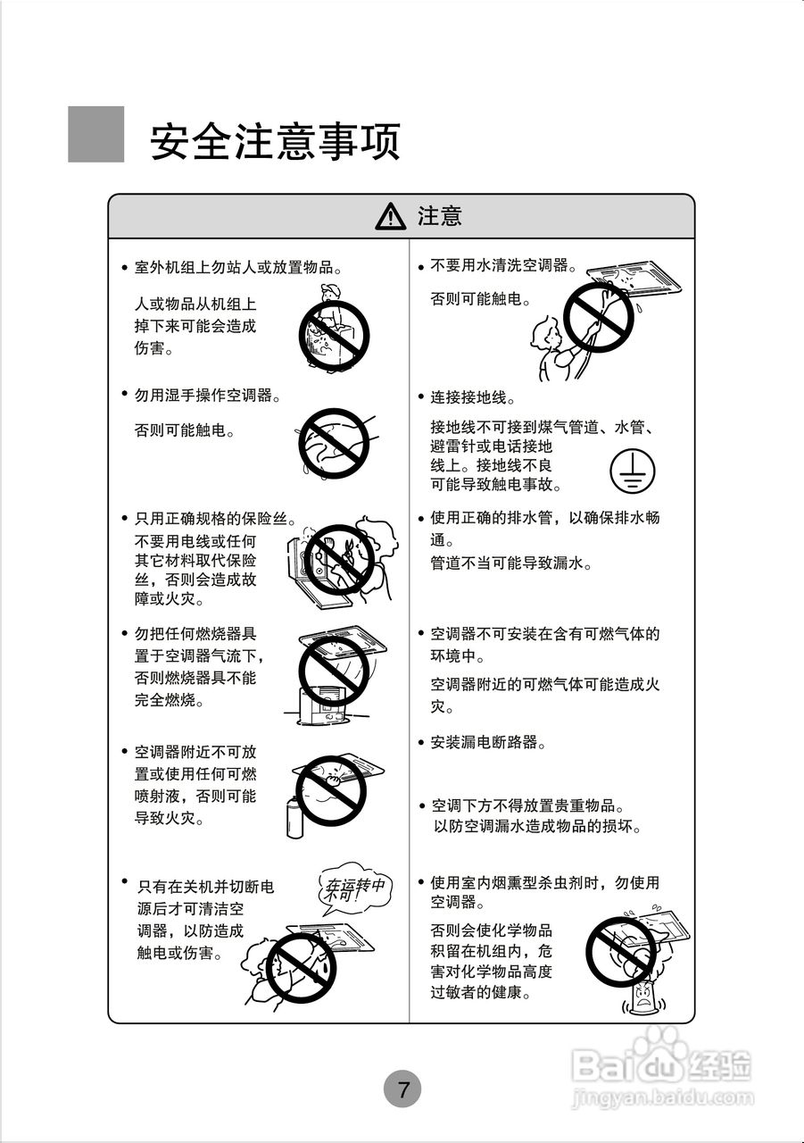 海尔商用空调KF(R)-710W/D使用安装说明书:[2]