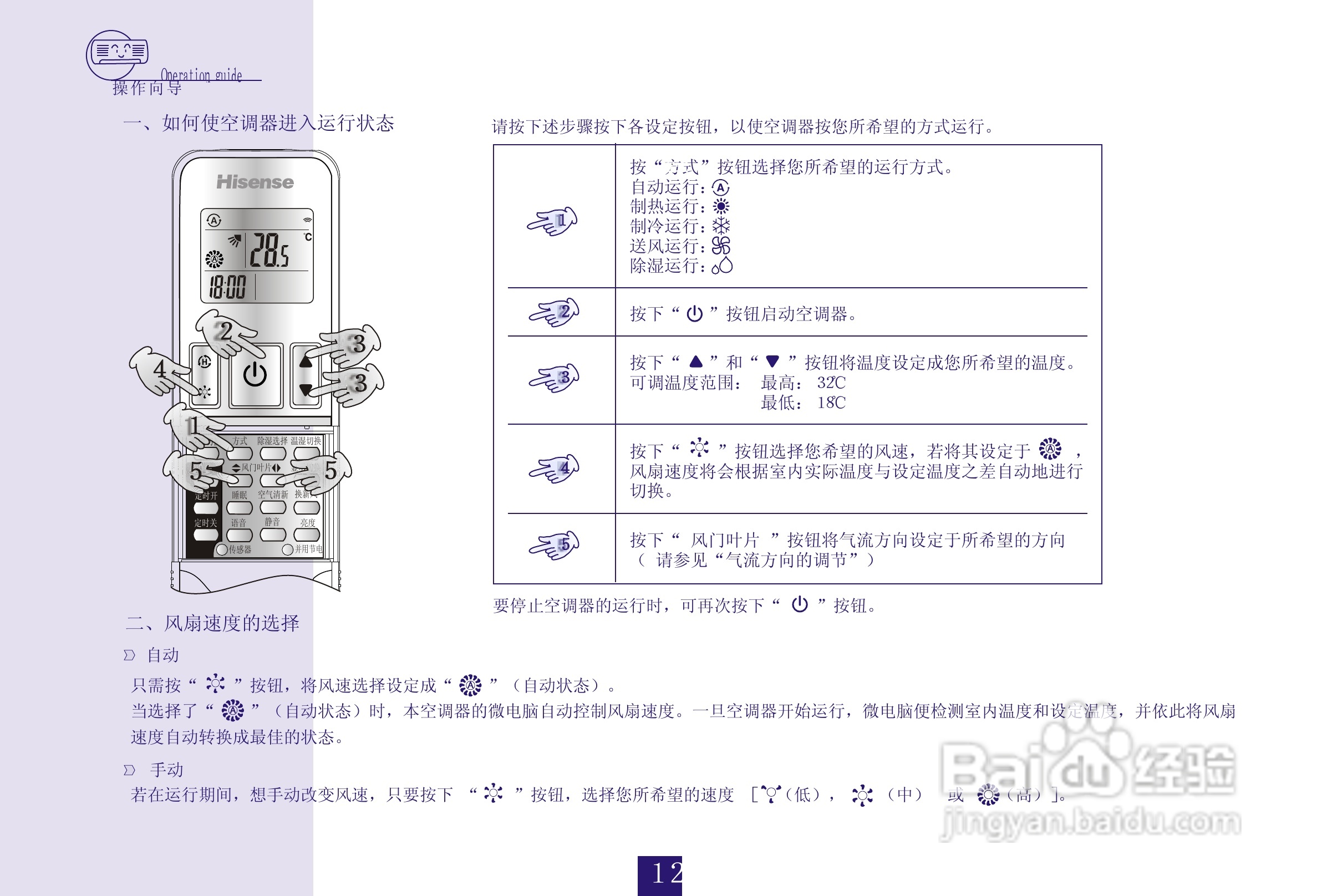 海信空调挂机KFR-35GW/77FZBpH-1使用说明书:[2]