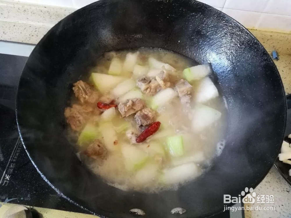 冬瓜炖排骨制作