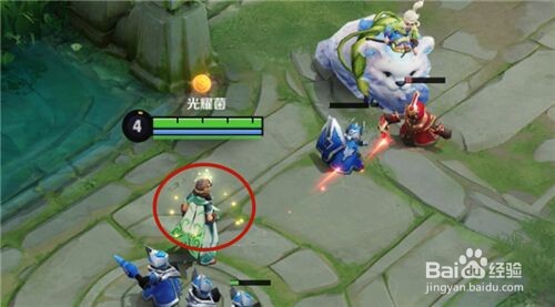《王者荣耀》桑启蓝条下面的绿条是什么意思