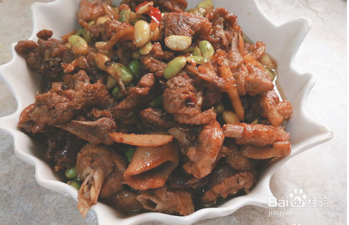 鸭子焖青豆的怎么做