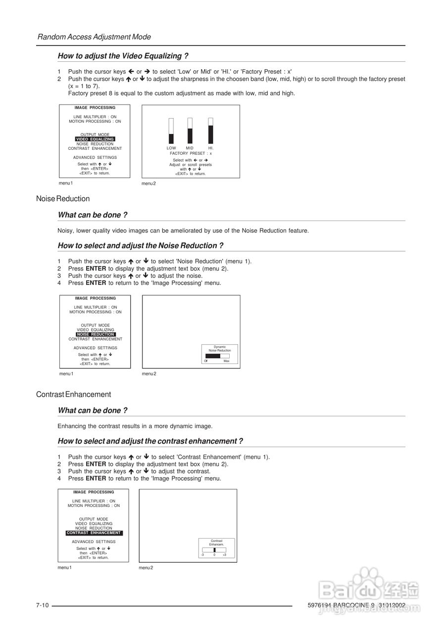 Barco巴可 Cine 9投影机说明书:[6]