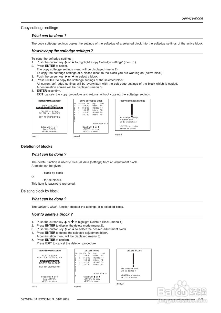 Barco巴可 Cine 9投影机说明书:[8]