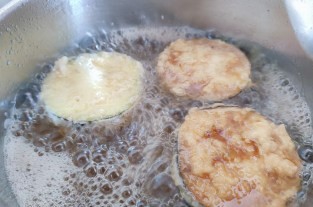 红烧茄盒制作的步骤