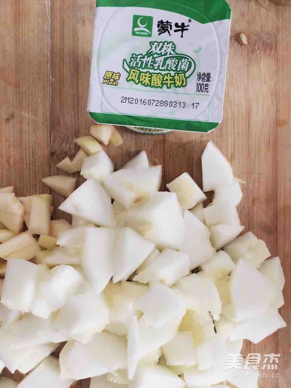 甜瓜苹果汁的做法