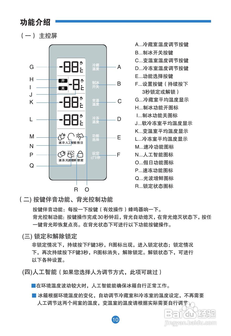 卡萨帝651冰箱说明书图片