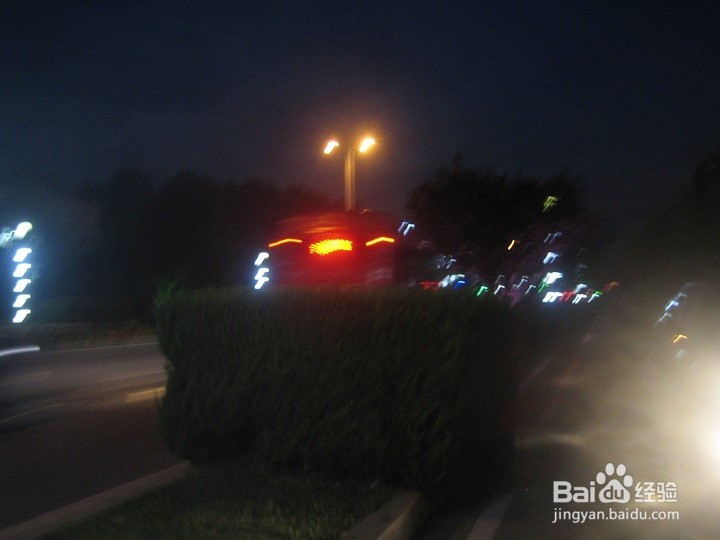 怎样在夜间拍道路车辆的画面