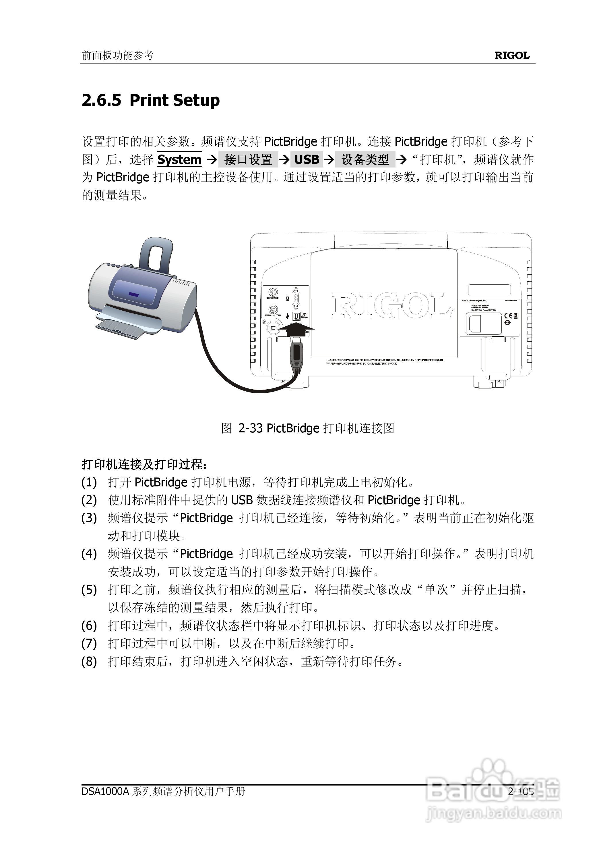 普源DSA1000A系列频谱分析仪说明书:[16]
