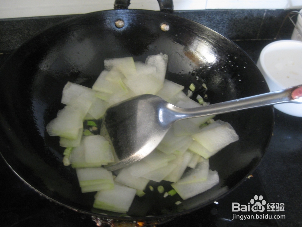 夏季减肥——冬瓜炒虾仁