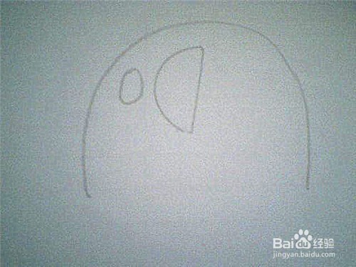 简笔画大象的画法