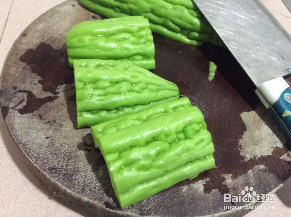 糖醋苦瓜里脊肉的做法