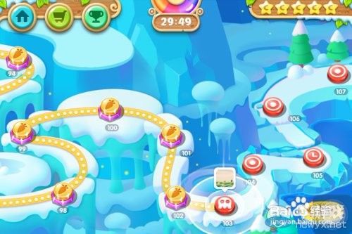 保卫萝卜2 极地 第103关 金水晶萝卜攻略