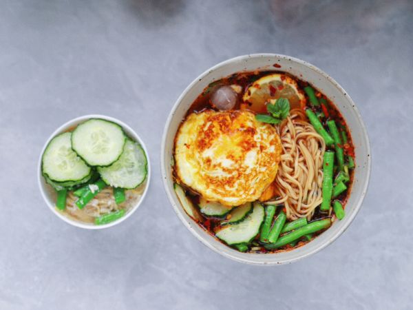 无油捞汁冷荞麦面