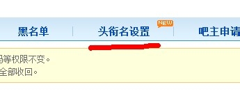 如何设置百度贴吧的等级称谓