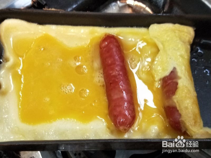 香肠玉子烧怎么做
