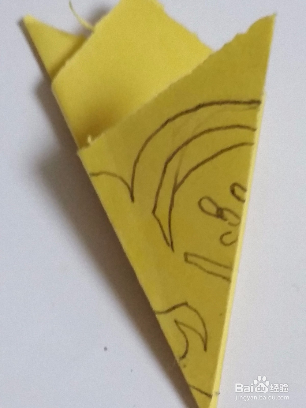 儿童趣味花苞窗花剪纸