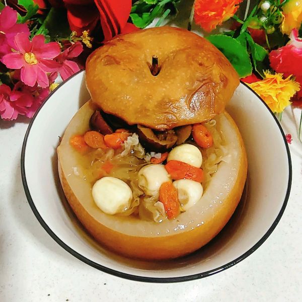 空气炸锅烤冰糖雪梨