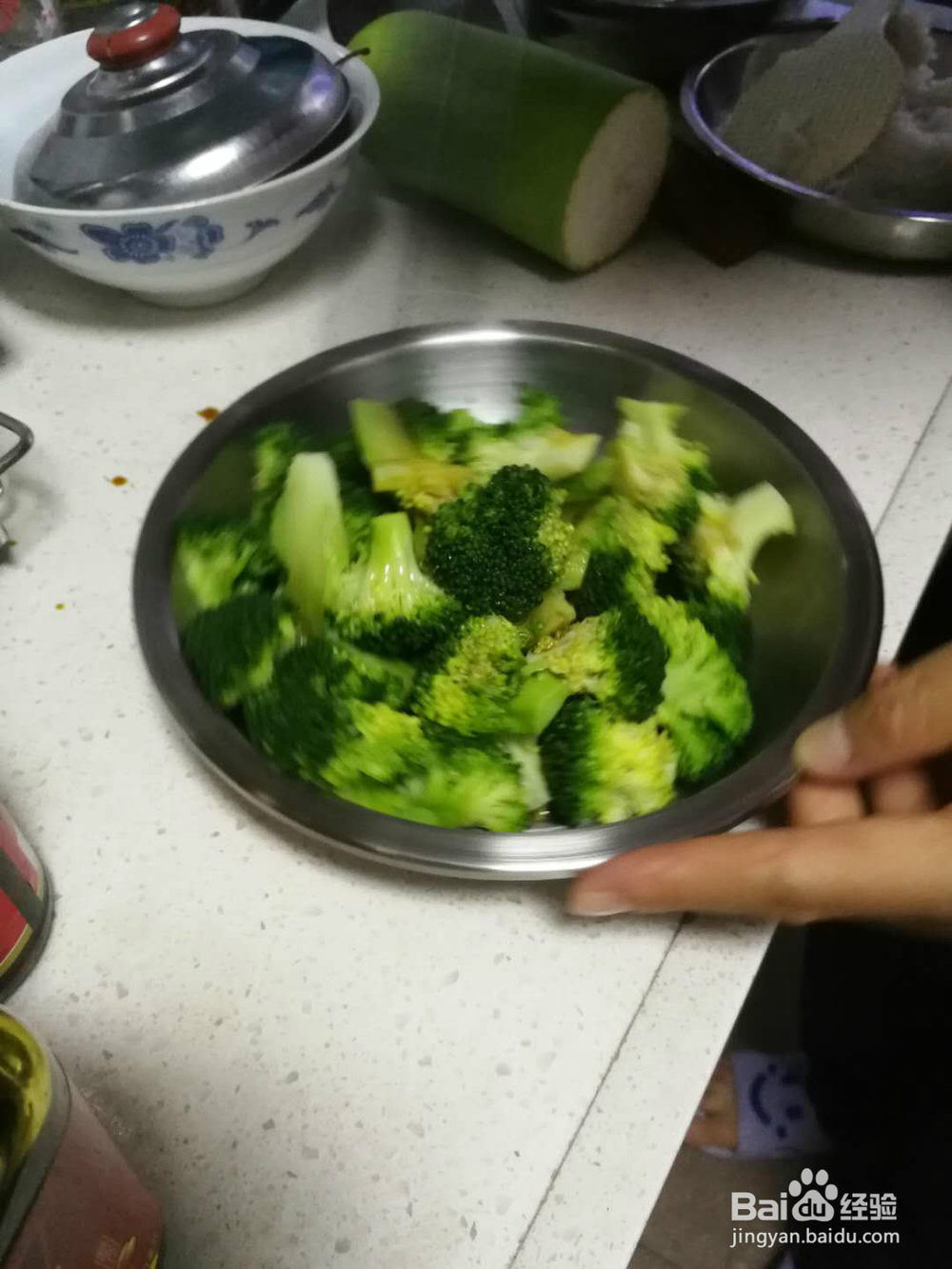 清水煮西兰花