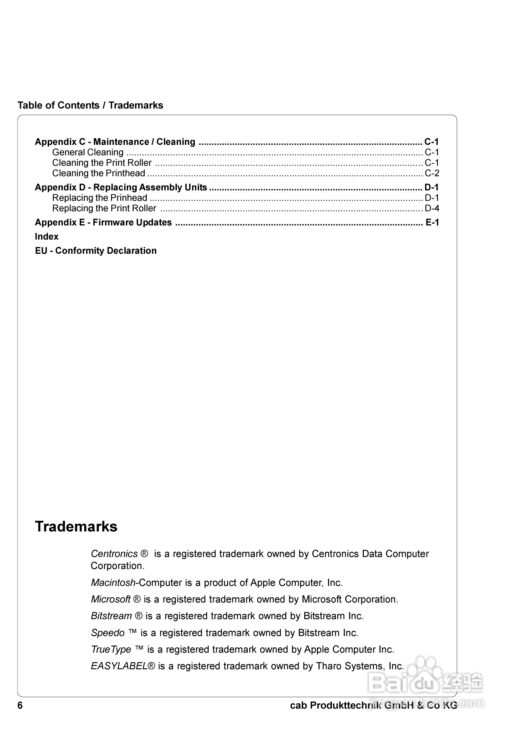 cab A8300打印机使用说明书:[1]