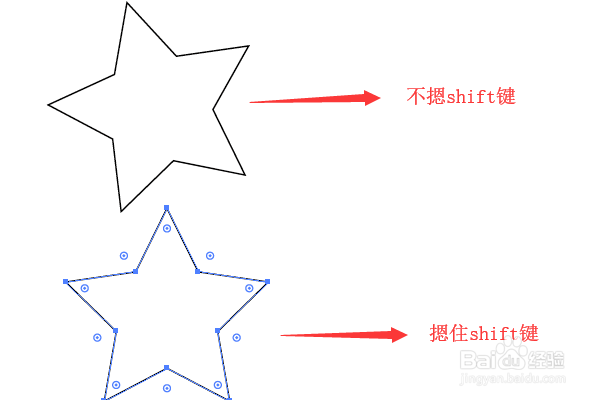 AI中星形工具的操作方法