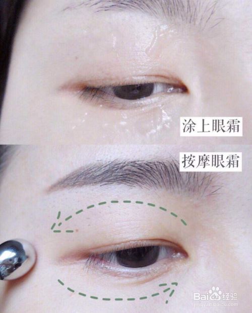 正确涂眼霜按摩方法