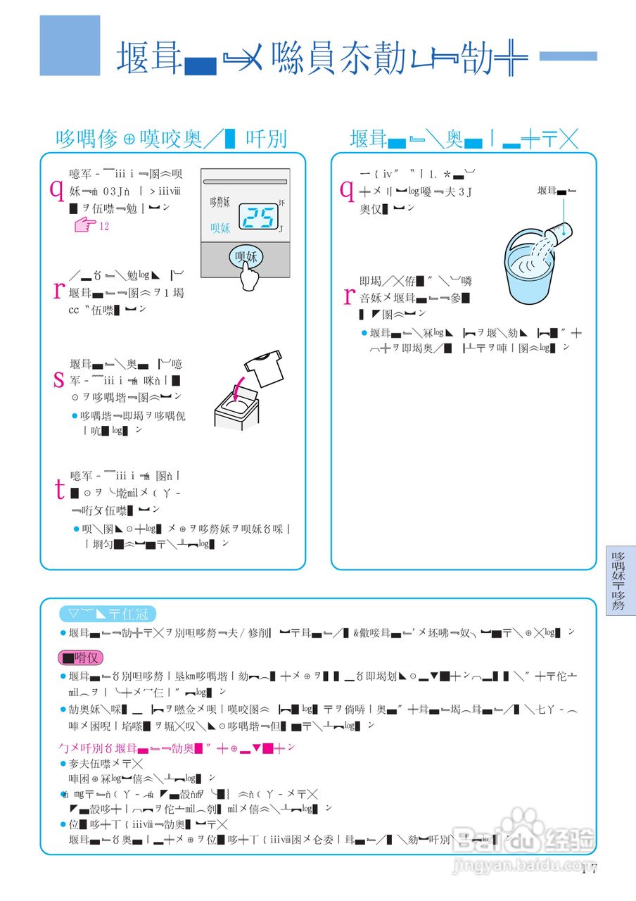 日立 NW-8S3电动洗衣机说明书:[4]