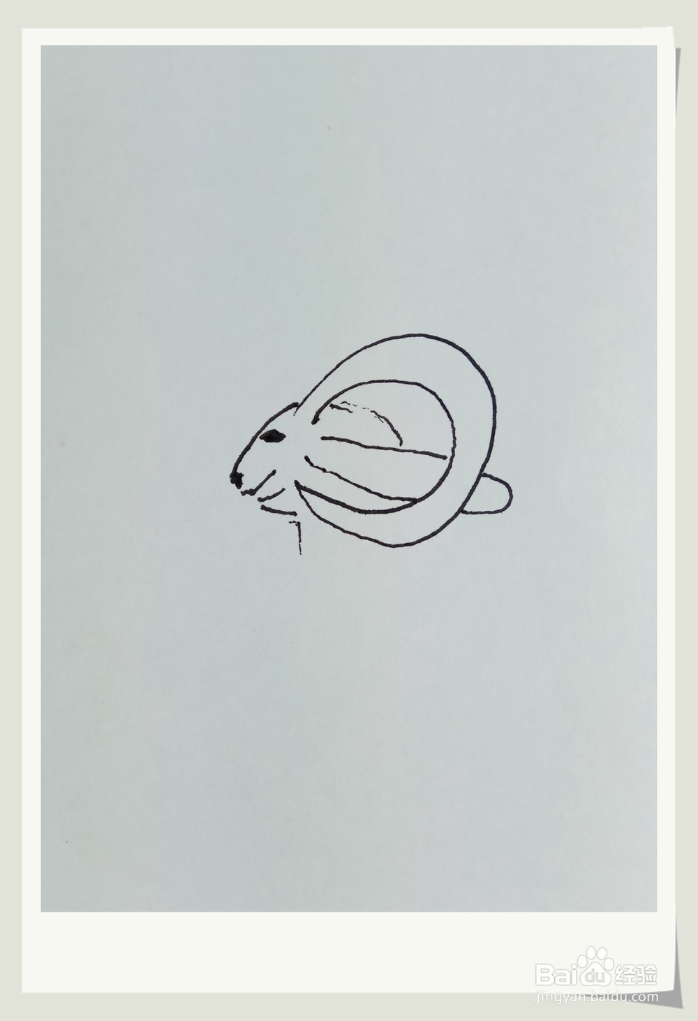 怎样画钢笔画“老羊”？